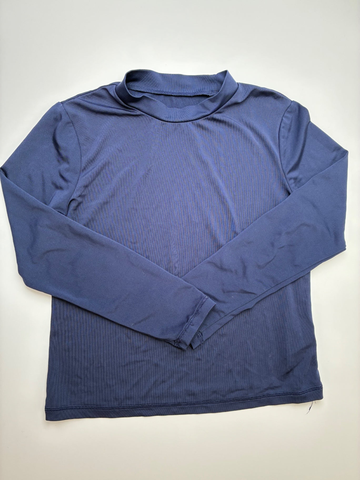 Cat & Jack Long Sleeve T-Shirt - Navy Blue Rash Guard | size 8