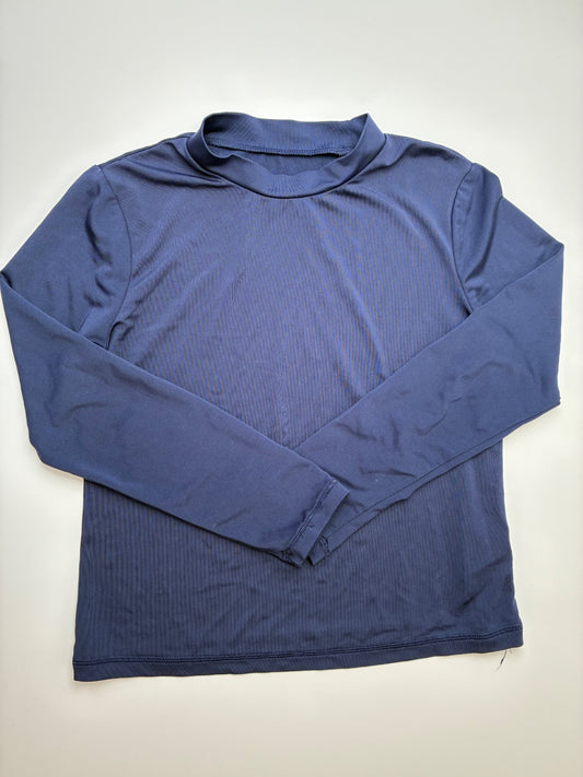 Cat & Jack Long Sleeve T-Shirt - Navy Blue Rash Guard | size 8