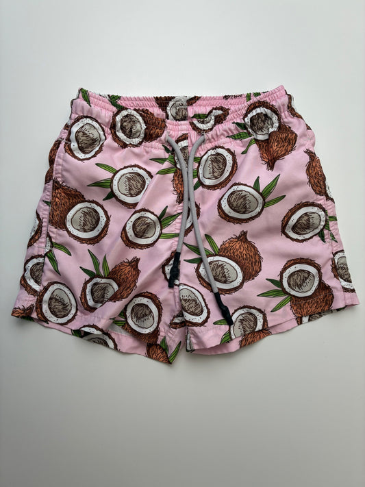 Steam Beachwear Swimsuit - Pink Coconut Swim Trunks | size 6