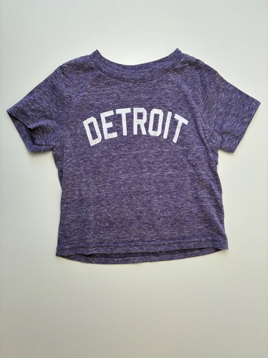 The Original Retro Brand T-Shirt - Purple Heathered 'Detroit' | size 12 Months
