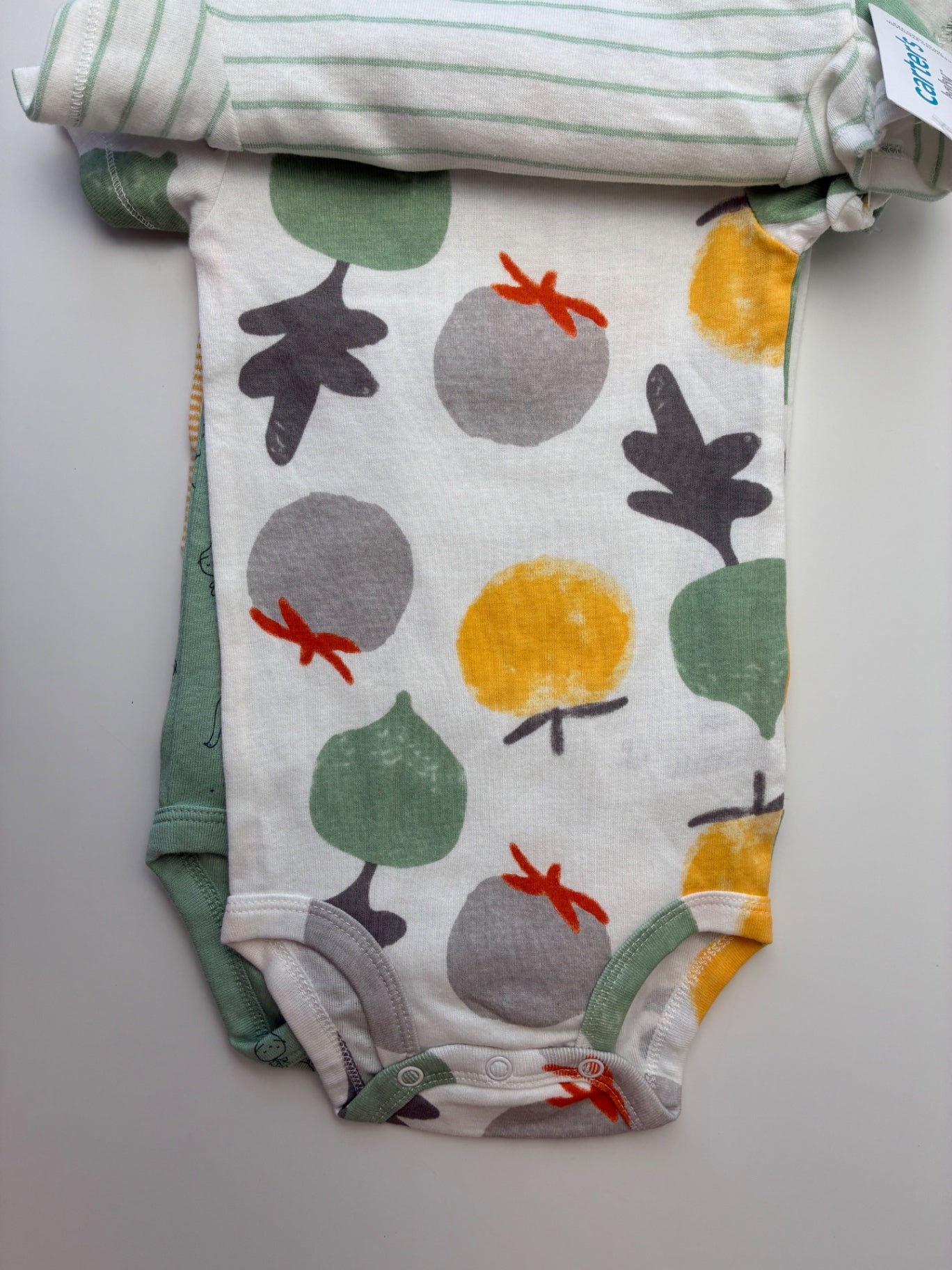 Carter's Onesie - Yellow/Green Set of 5 | size 9 Months