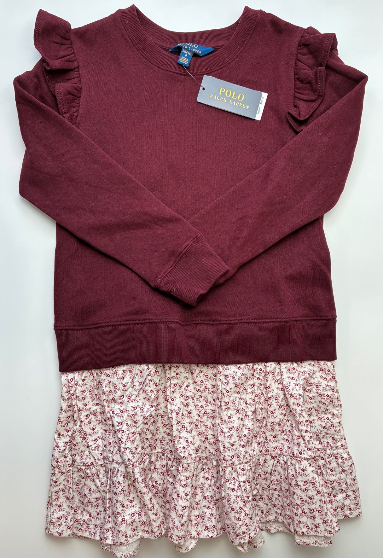 Polo Ralph Lauren Dress - Red Crewneck w/ Skirt | size 12/14