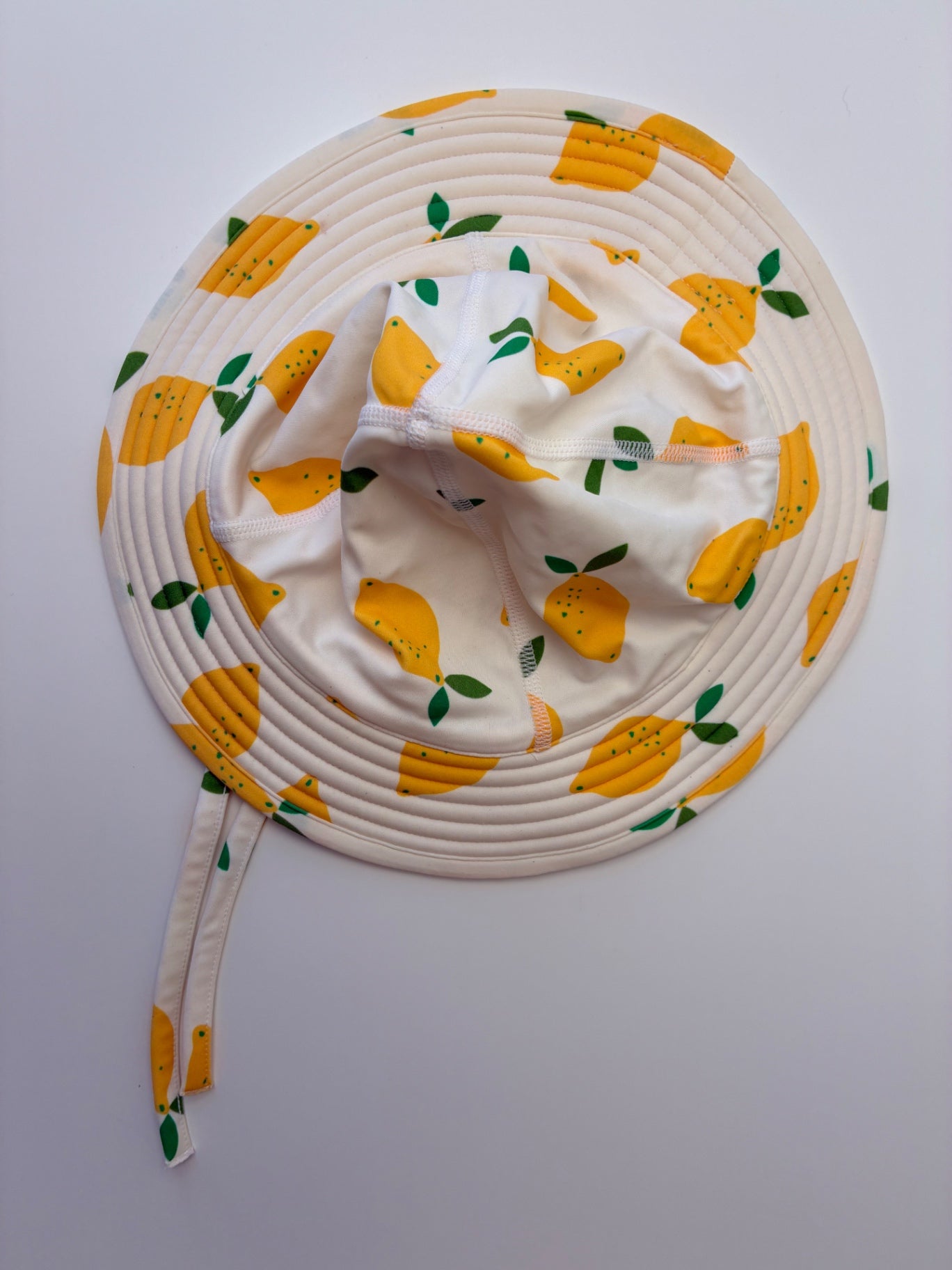 Hanna Andersson Hat - Cream Lemon Sun Hat | size 6/7