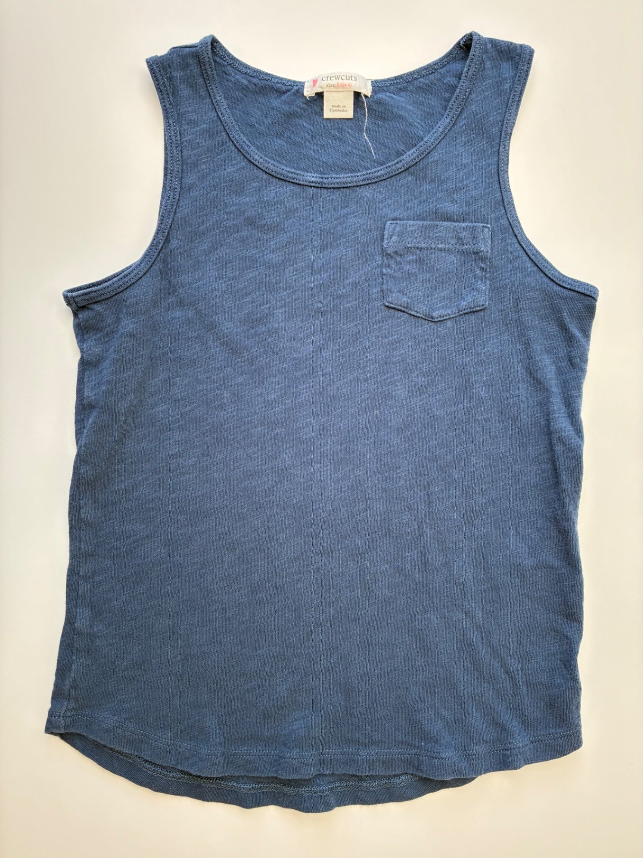 Crewcuts Tank Top - Navy Blue Heathered | size 4T/5T