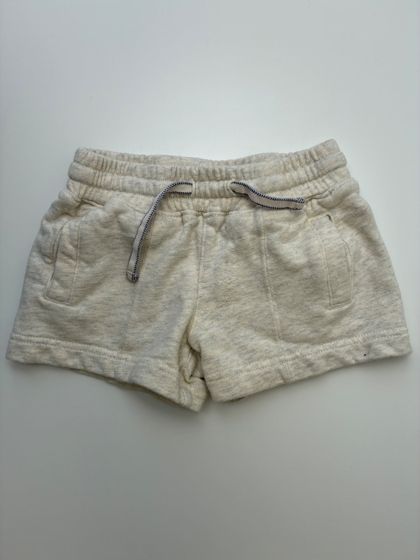 Crewcuts Shorts - Cream Pull-On Sweatshort | size 2T