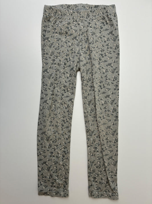 Rylee + Cru Leggings - Gray Floral | size 4T/5T