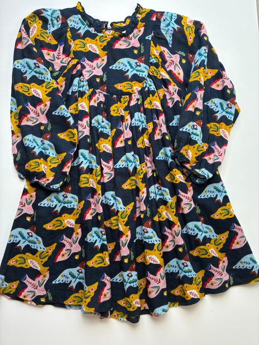 Pink Chicken | 6 | Dress - Navy - Birds