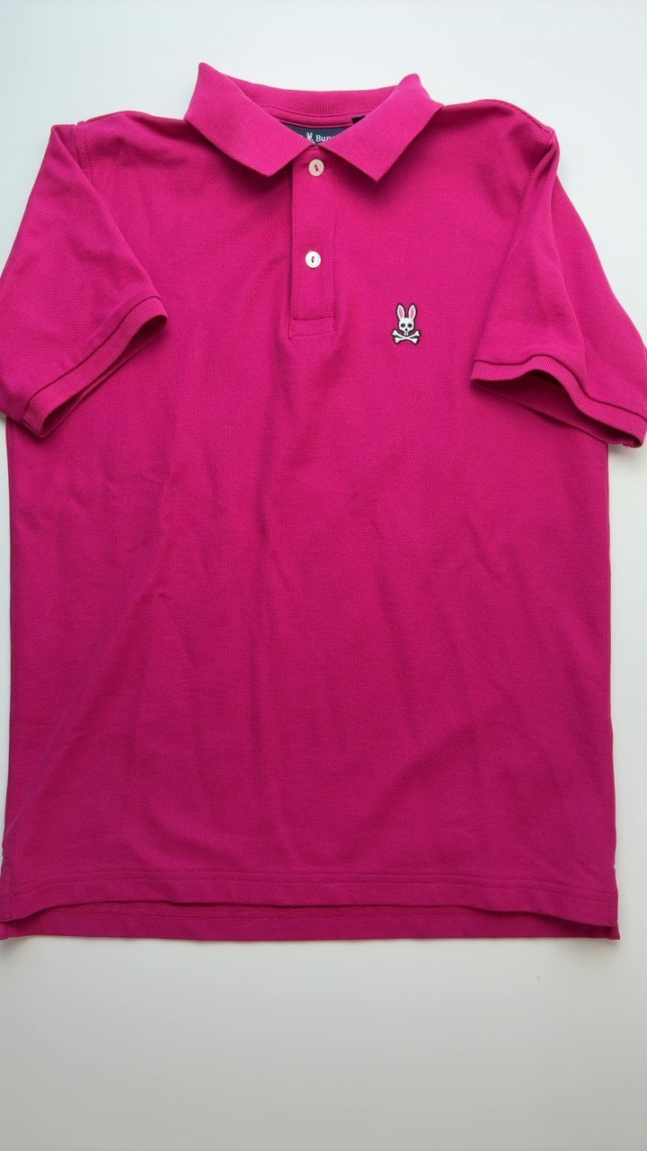 Psycho Bunny Shirt - Pink Polo | size XL
