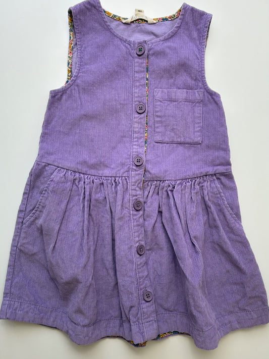 Mini Boden Dress - Purple Corduroy | size 5T/6