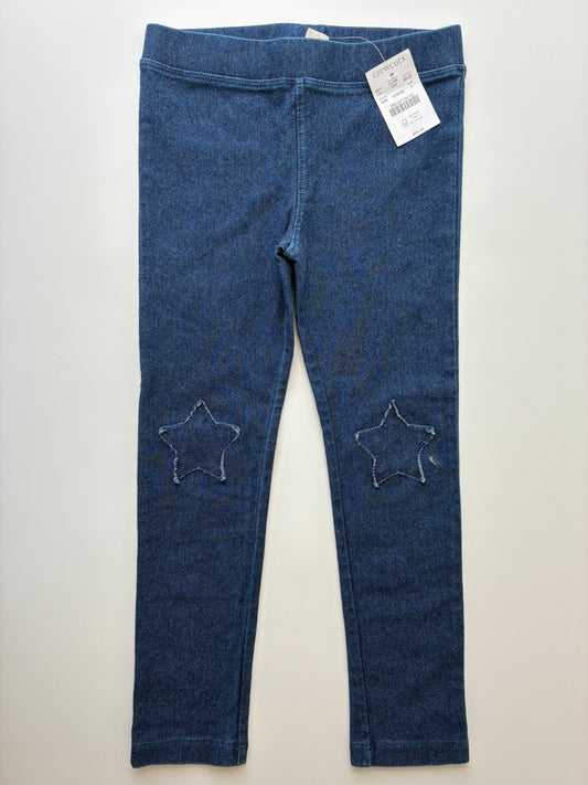 Crewcuts Jeans - Blue Star Patch Jegging | size 5T