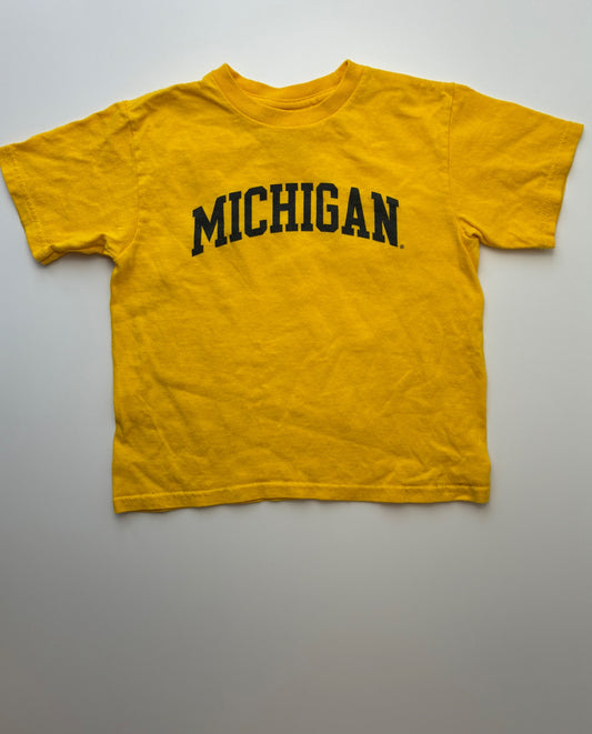 Delta Apparel T-Shirt - Yellow Michigan | size 5T