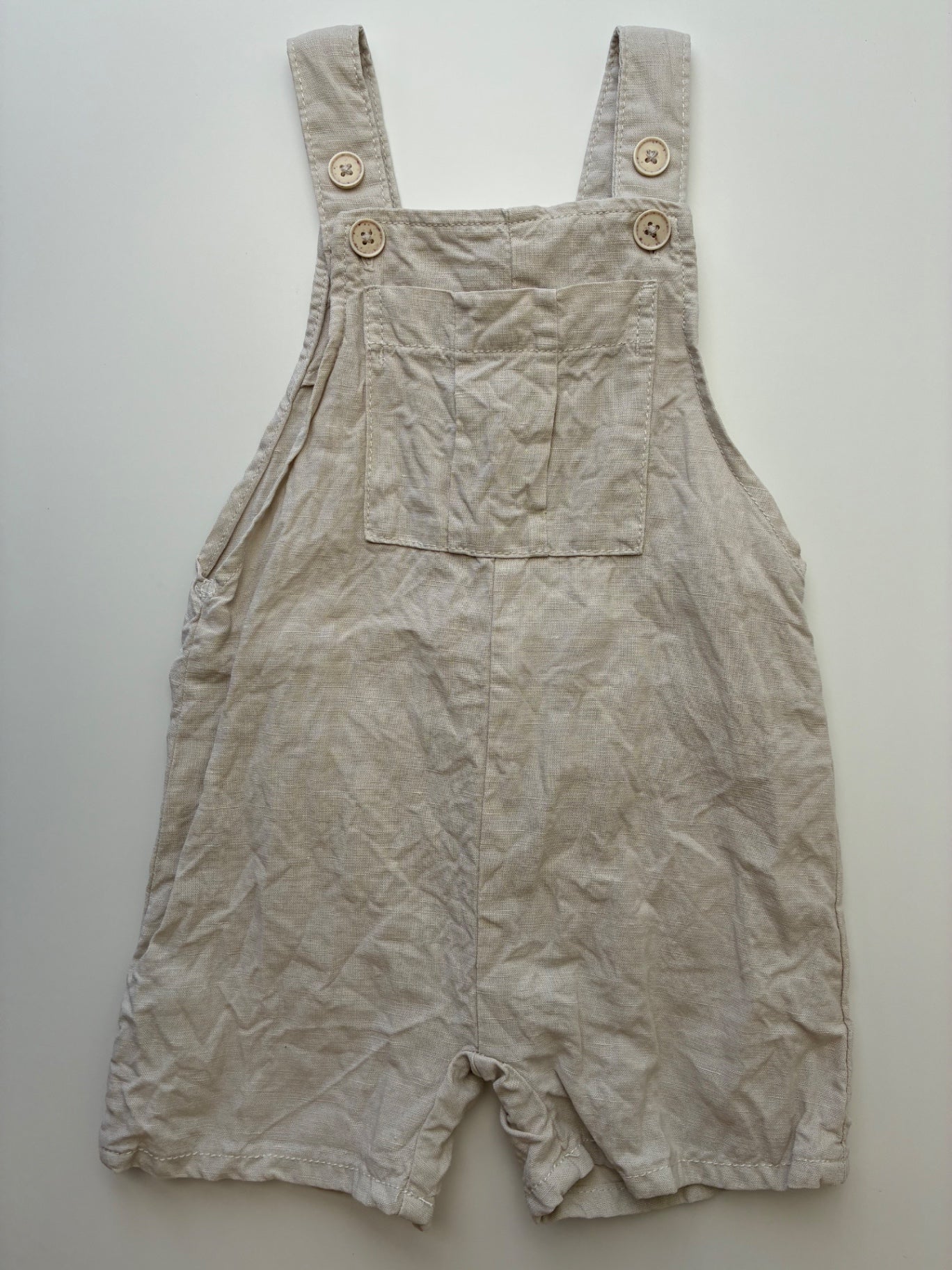 Zara Onesie - Tan Overalls | size 9 - 12 Months