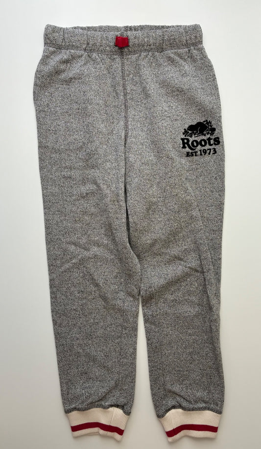 Roots Sweatpants - Gray Heathered Jogger | size 8
