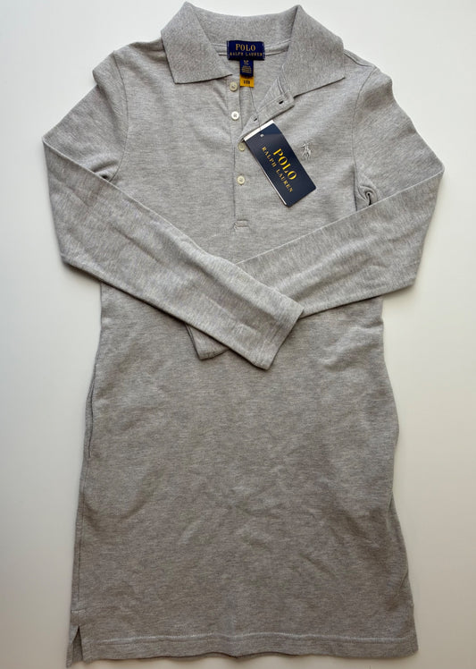 Polo Ralph Lauren Dress - Gray Long Sleeve Polo | size 7