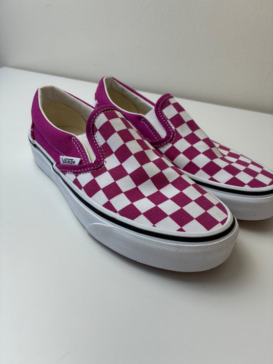 Vans Shoes - Purple Classic Slip-On Checkered | size Shoe 3.5
