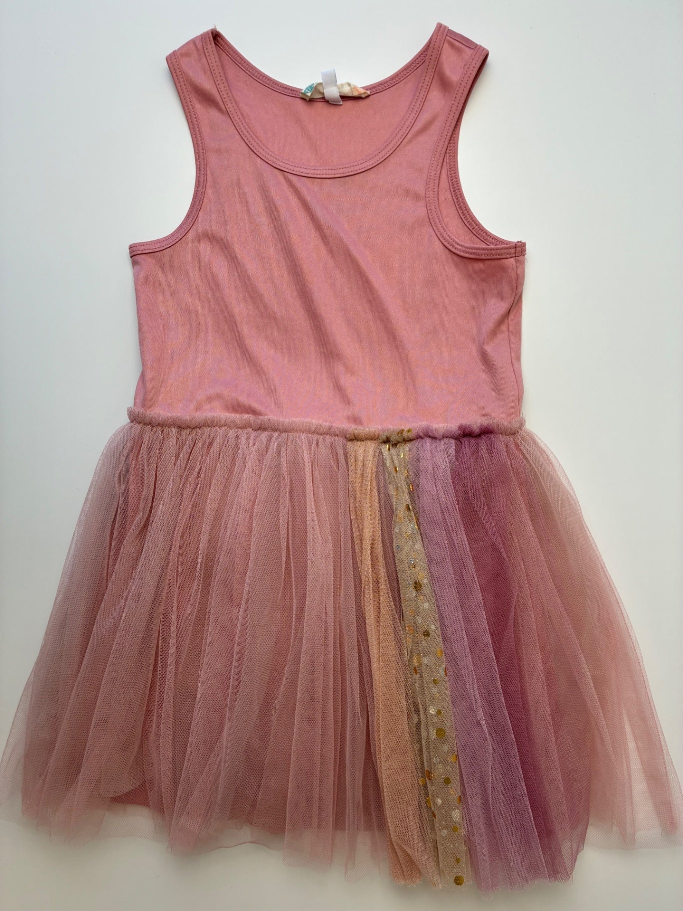 Truly Me 2 Piece Ensemble - Pink Shooting Star Sweater + Tulle Dress | size 6