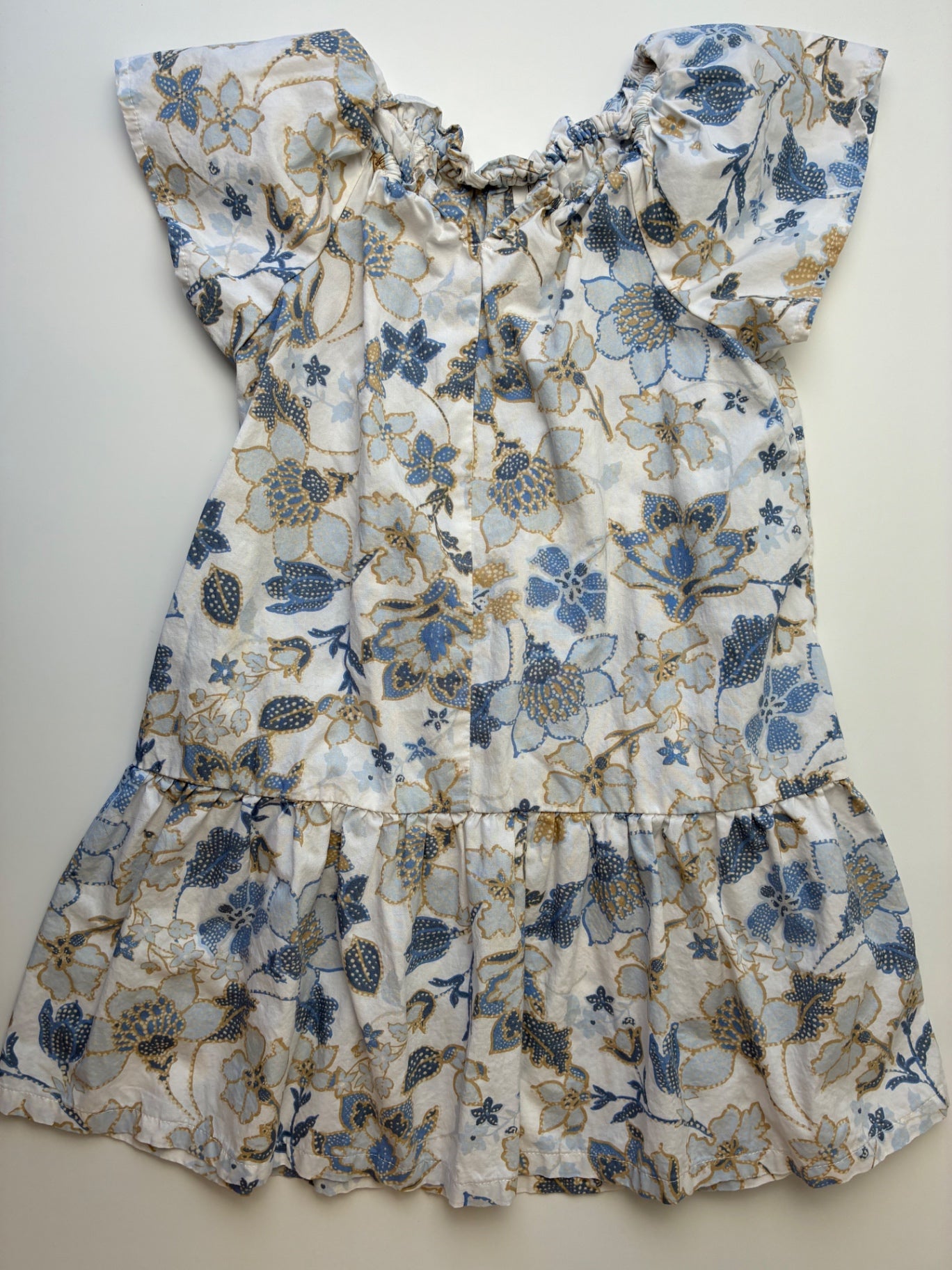 Gap Dress - Blue Floral 100% Cotton | size 5T