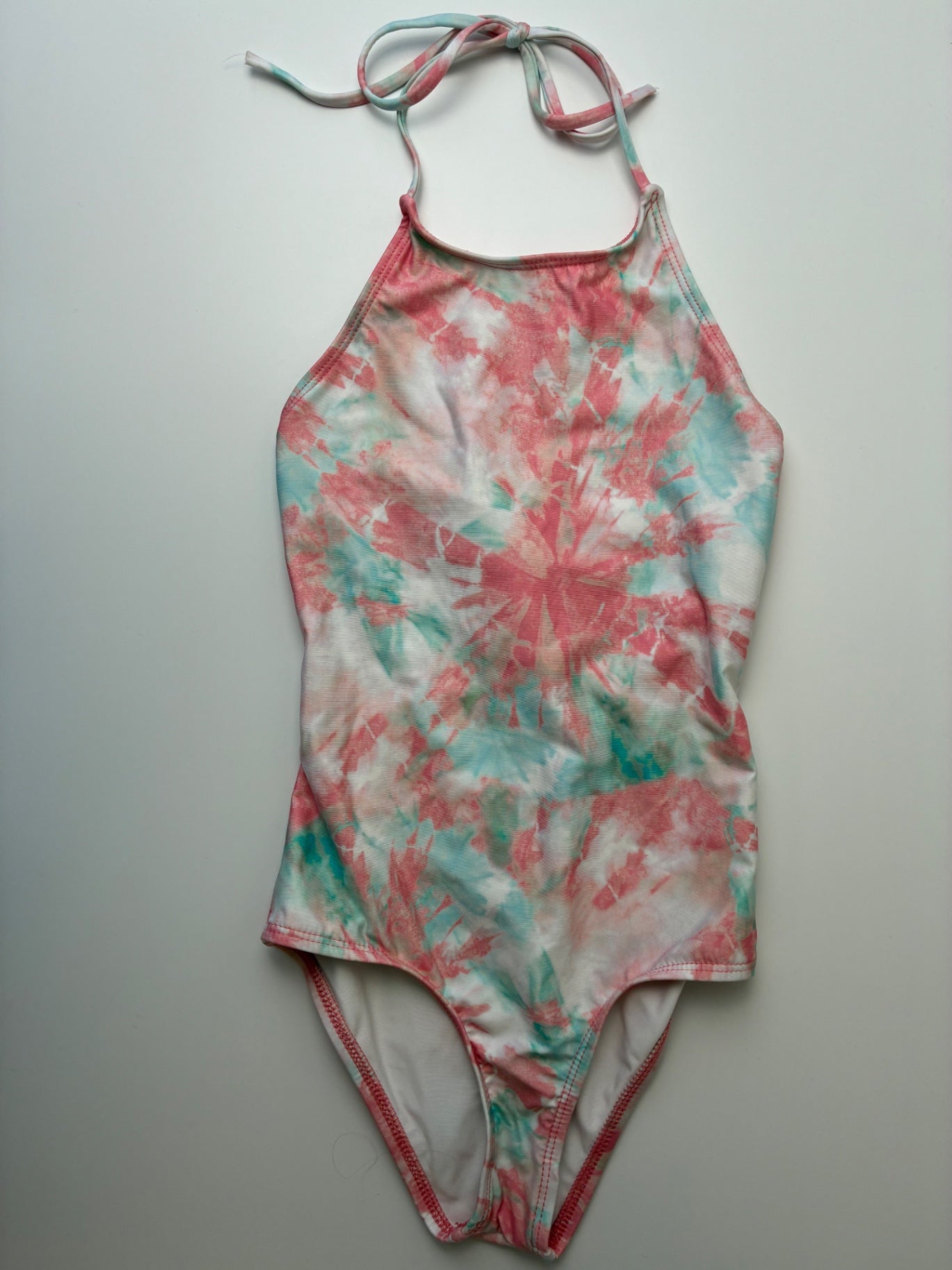 Splendid Swimsuit - Pink Marbled One Piece | size 8