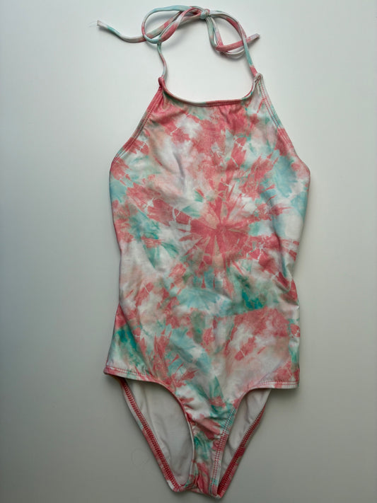 Splendid Swimsuit - Pink Marbled One Piece | size 8