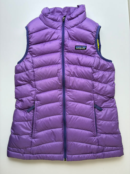 Patagonia Vest - Purple Kids Down Sweater Vest | size 12