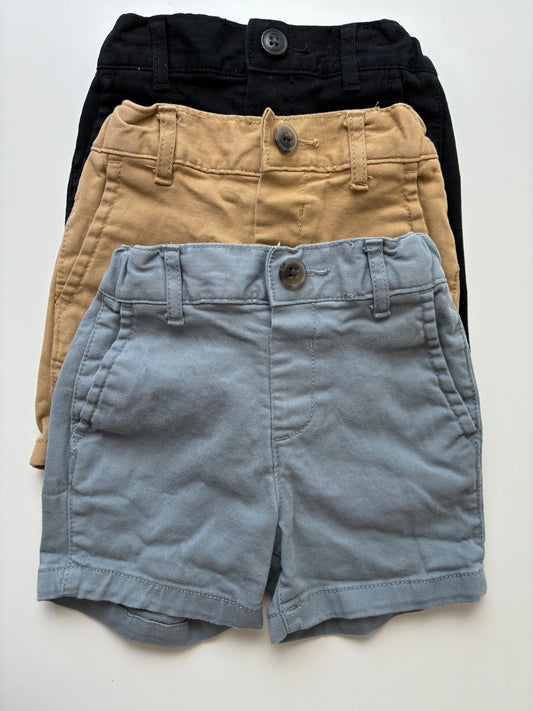 The Children's Place Shorts - Set of 3 Chino Shorts | size 12 - 18 Months
