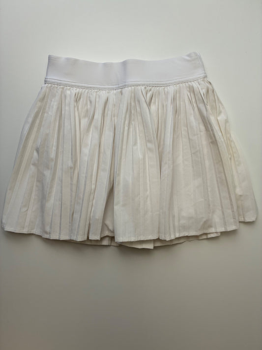 Lululemon Skirt - White Knife-Pleat Tennis Skirt (Adult Size 0) | size 10/12