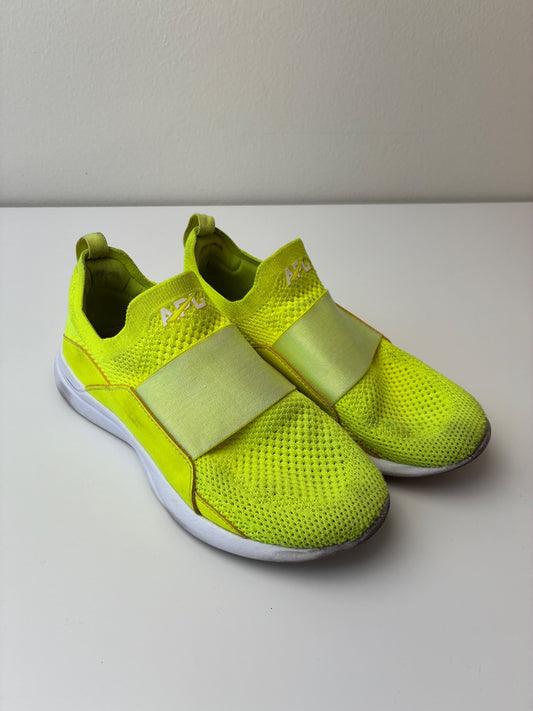 APL Shoes - Yellow TechLoom Bliss Sneakers | size Shoe 3