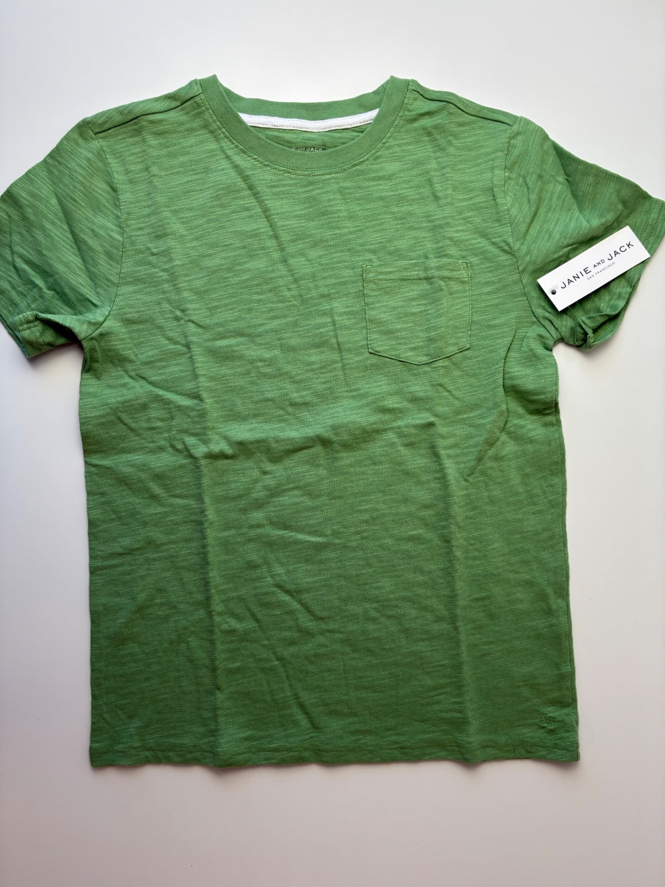 Janie and Jack T-Shirt - Green Heathered | size 12