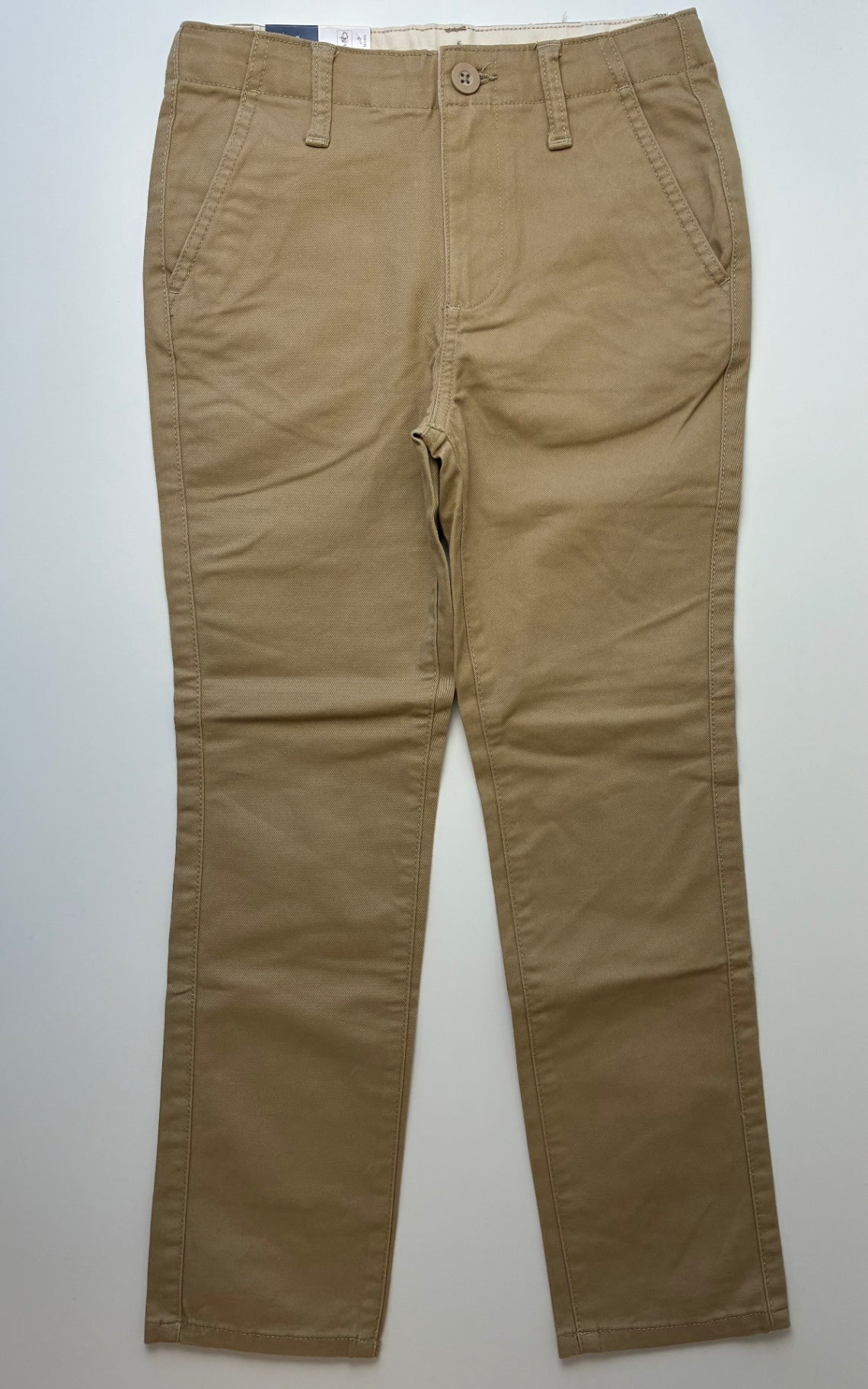 Gap Kids Pants - Tan Straight Leg Twill | size 7/8