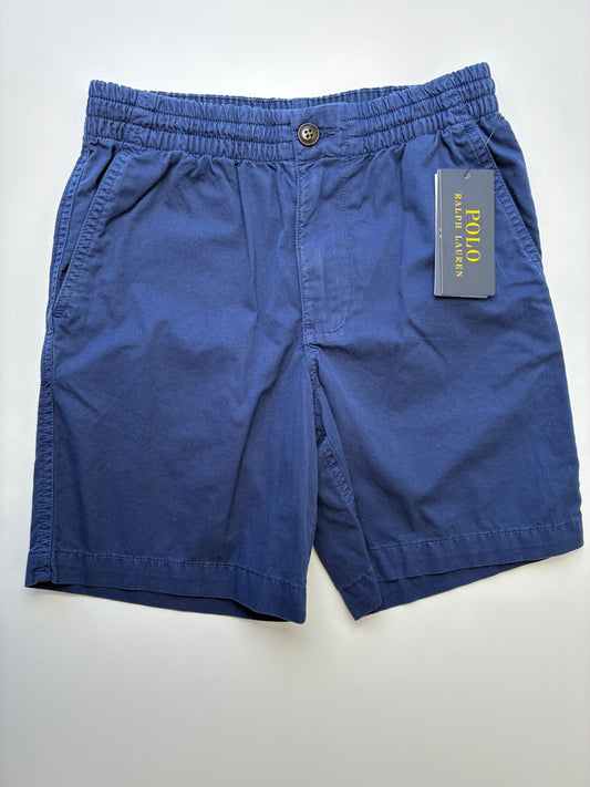 Polo Ralph Lauren Shorts - Blue 100% Cotton Elastic Waist | size 8