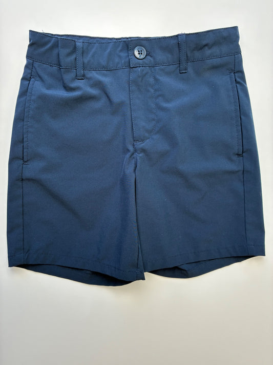 Brooks Brothers Shorts - Navy Blue Woven Stretch | size 8