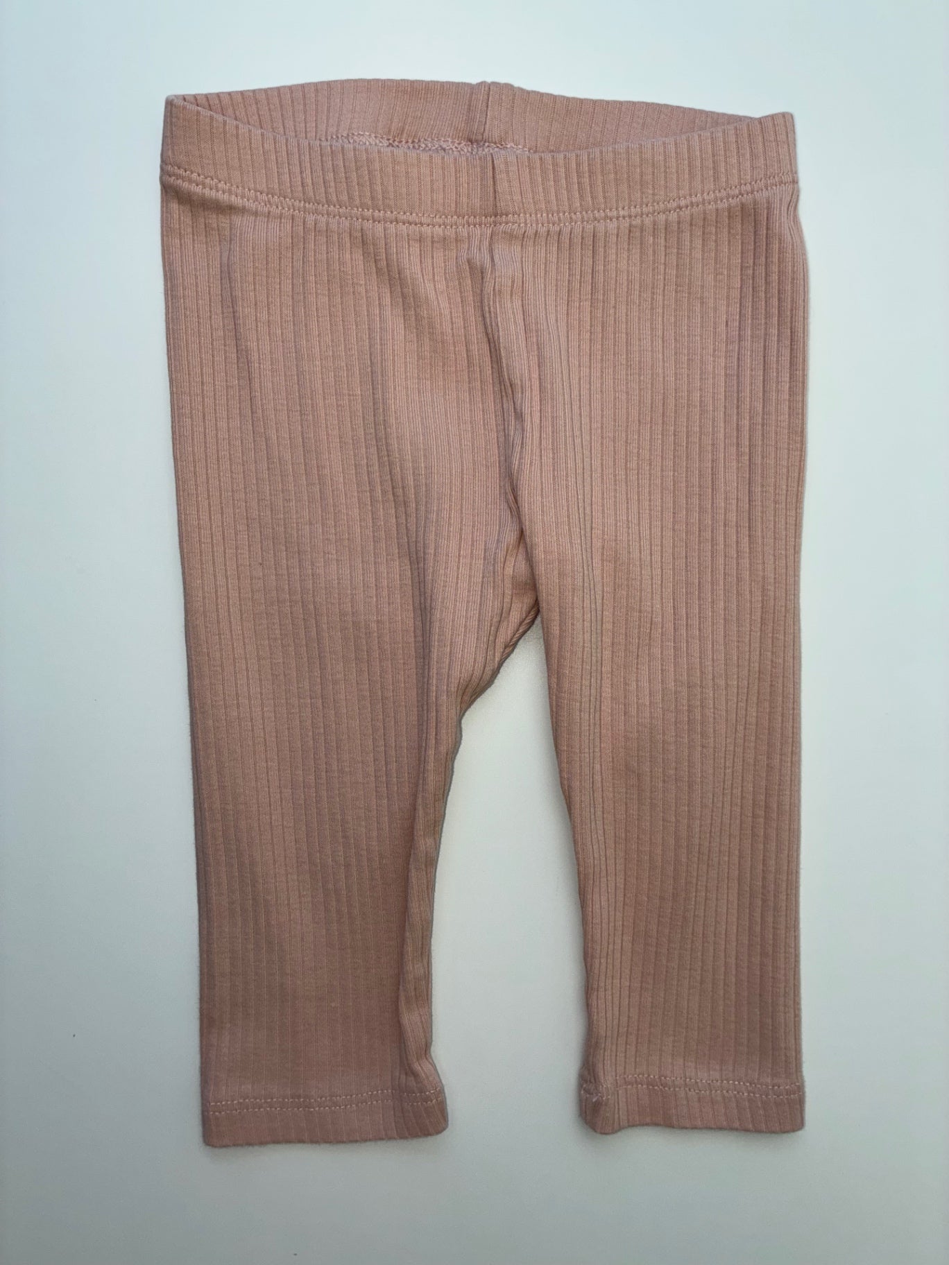 H&M Leggings - Pink Ribbed | size 9 Months
