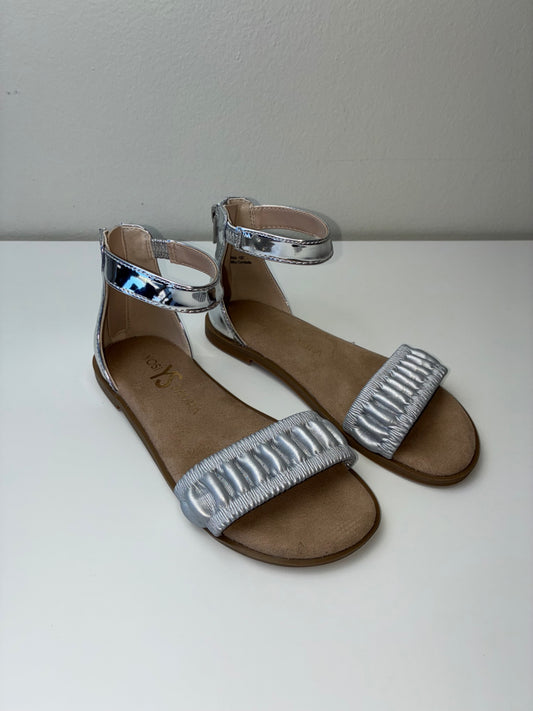 Yosi Samra Shoes - Silver Metallic Sandal | size Shoe 13
