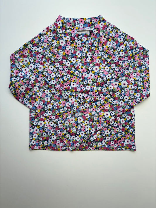 Gap Kids Swimsuit - Multicolor Floral Rash Guard + Bikini | size 6/7