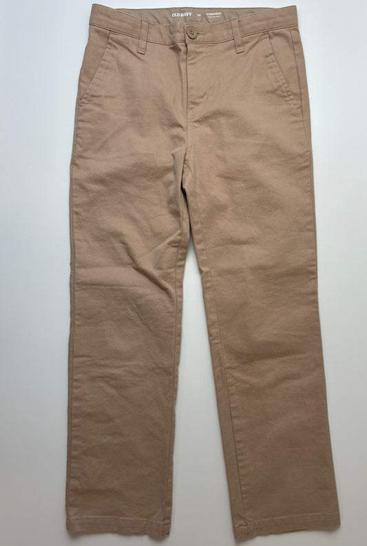 Old Navy Pants - Tan Straight Leg Khaki | size 10