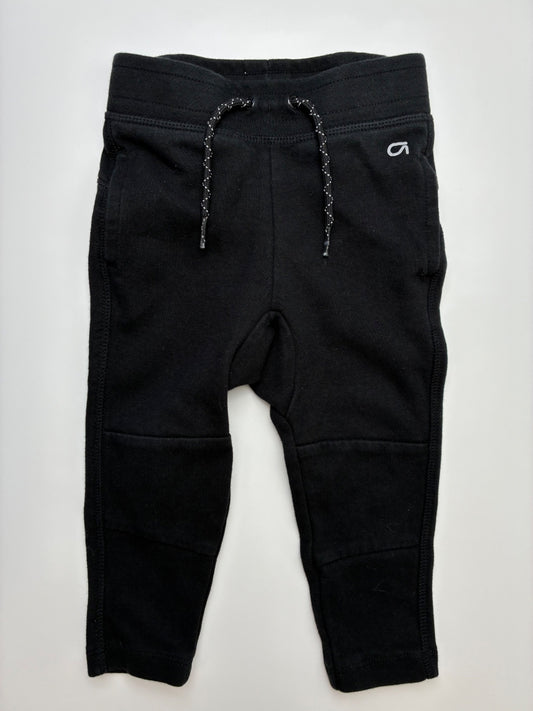 Baby Gap Sweatpants - Black Tech Joggers | size 18 - 24 Months