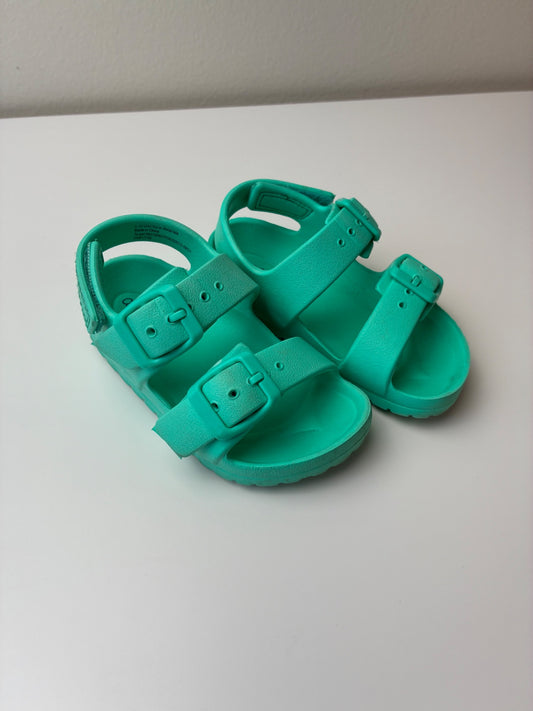 Cat & Jack Shoes - Green EVA Sandals | size Shoe 6
