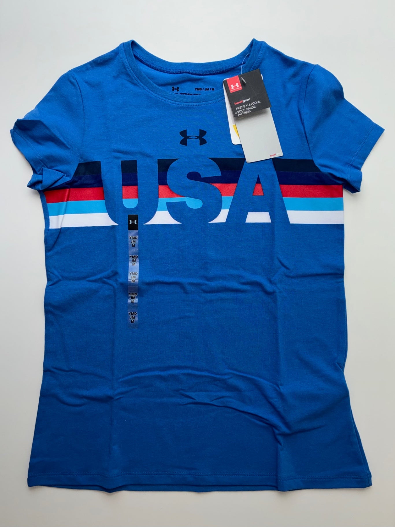 Under Armour T-Shirt - Blue USA | size 10/12