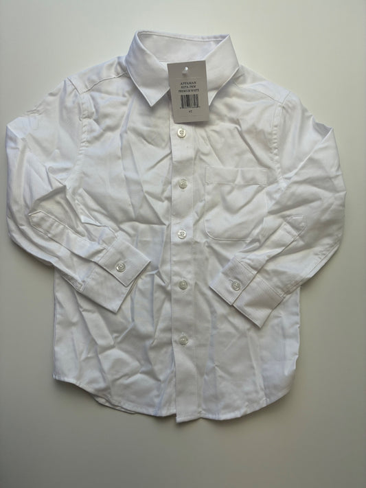 Appaman Shirt - White Button Down Dress Shirt | size 4T