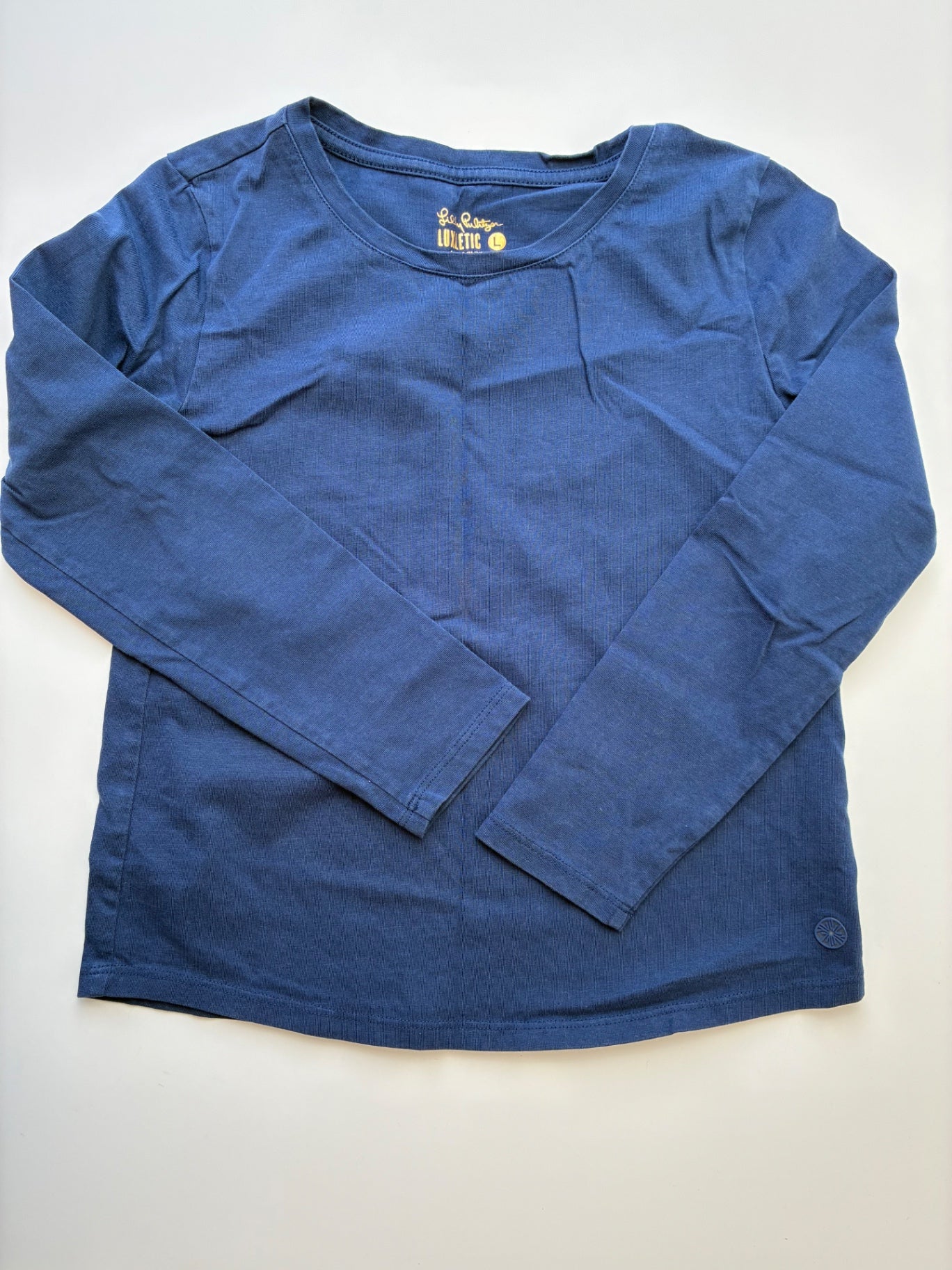 Lilly Pulitzer Long Sleeve T-Shirt - Navy Luxletic | size L