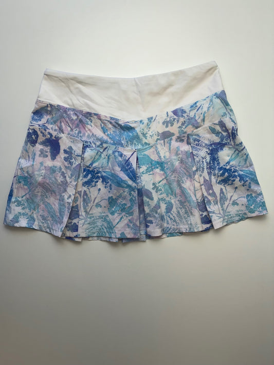 Ivivva Skirt - Purple Floral Pleated Skort | size 12