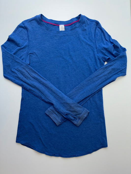Ivivva Long Sleeve T-Shirt - Blue Heathered | size 10