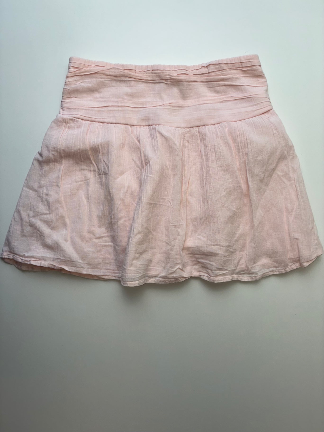 Abercrombie Kids Skirt - Pink Smocked Waist 100% Cotton | size 11/12