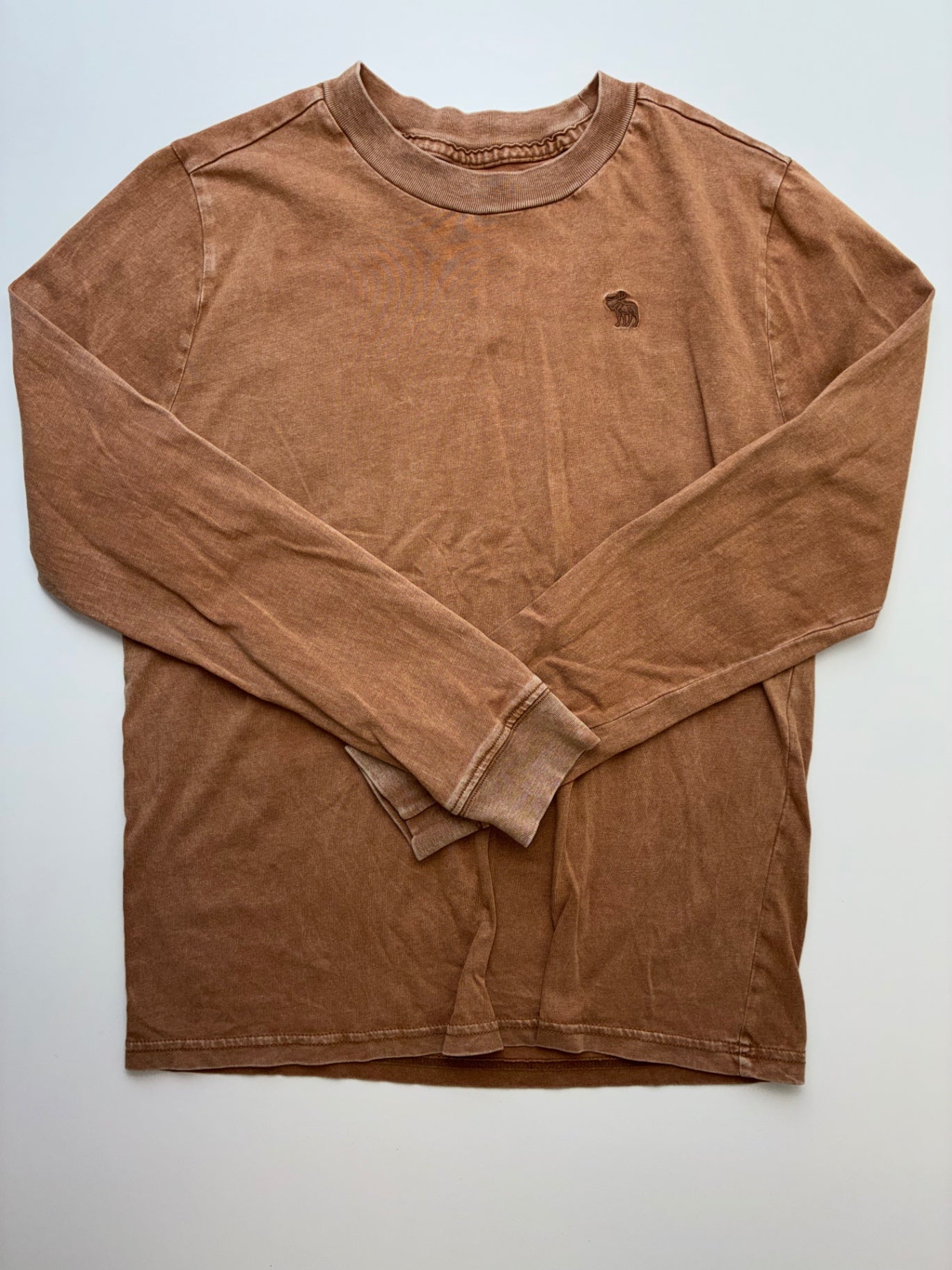 Abercrombie Kids Long Sleeve T-Shirt - Brown Classic Fit | size 13/14