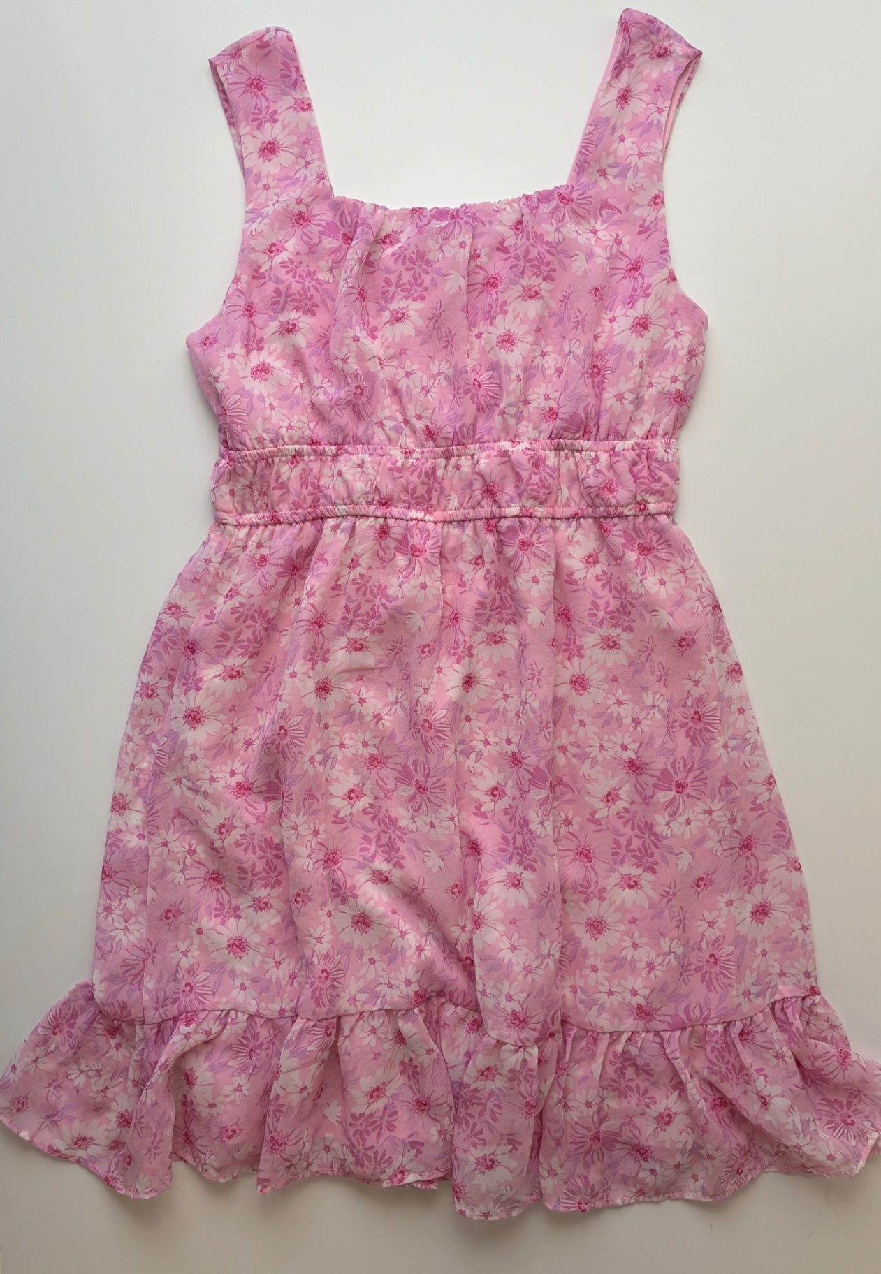 Knit Works Dress - Pink Floral Sleeveless | size 12
