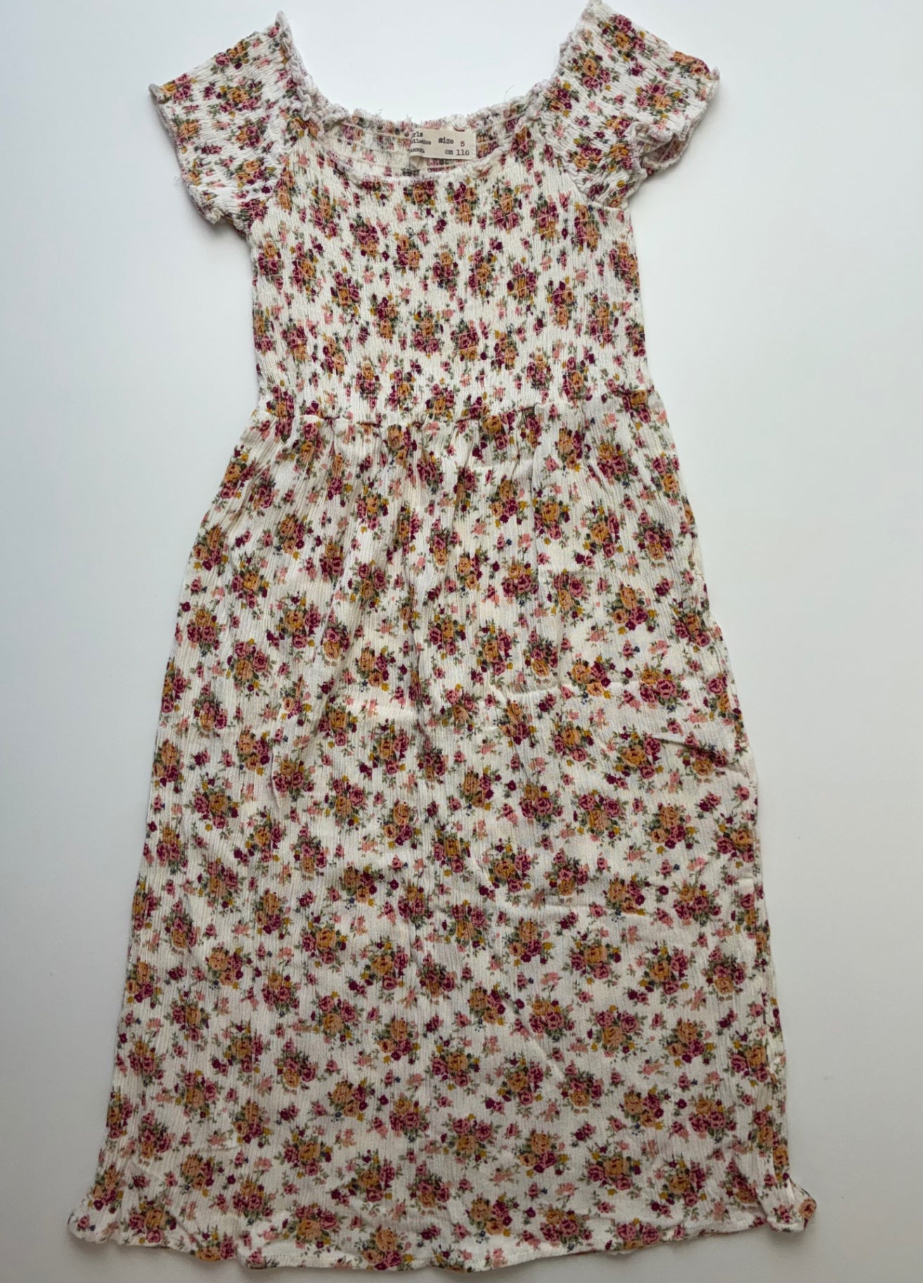 Zara Dress - Multicolor Shirred Floral | size 5T