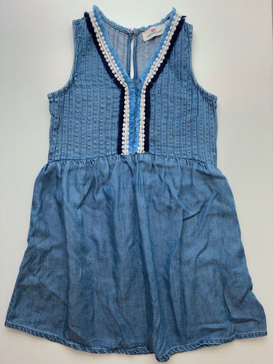 Vineyard Vines Dress - Blue Chambray Sleeveless | size 8/10