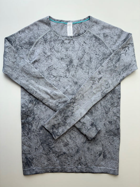 Ivivva Shirt - Gray Mottled + Textured | size 14