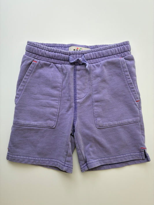 Mini Boden Shorts - Purple 100% Cotton Sweatshorts | size 4T
