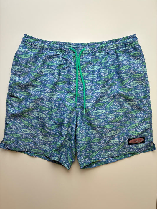 Vineyard Vines Swimsuit - Blue Fish Swim Trunks | size 8/10